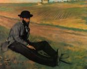 埃德加 德加 : Eugene Manet, Brother to Edouard Manet